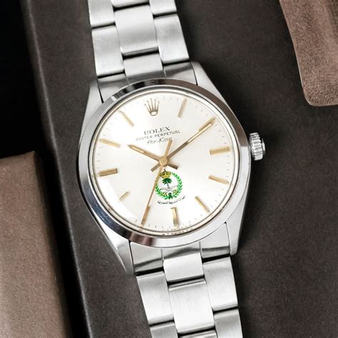 rolex air king 5500 crystal|Rolex Air-King price guide.